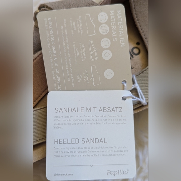 NWT (without box) Linda Wedge Papillio by Birkenstock - Picture 3 of 6